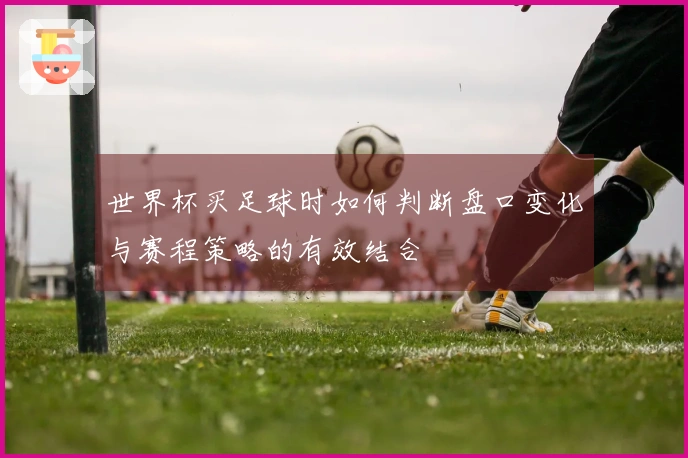 世界杯买足球时如何判断盘口变化与赛程策略的有效结合