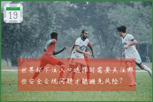 世界杯下注入口选择时需要关注哪些安全合规问题才能避免风险？